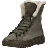 Paul green Bottines à lacets olive / blanc cassé