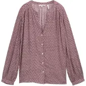 Tom Tailor 1047584 Long Sleeve Blouse Violet 40 Femme