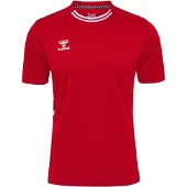 Hummel T-Shirt fonctionnel rouge / canneberge / noir / blanc