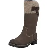 Rieker Chaussures de randonnée pour femmes, bottes doublées, couleur marron, style décontracté