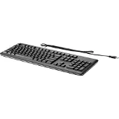 HP USB Keyboard for PC, Full-size (100%), Wired, USB, Black