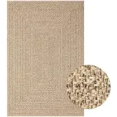 vidaXL Tapis 140x200 cm aspect jute Intérieur et extérieur