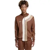 DEF Veste de survêtement beige / marron / blanc