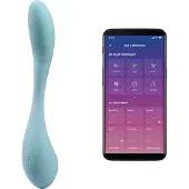 Satisfyer G-Spot Flex 5 - Vibromasseur point G connecté via application (vert)