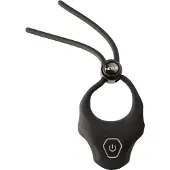 Nexus Forge - anneau pénis vibrant réglable - silicone noir