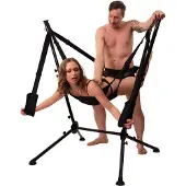 You2Toys - balançoire sexuelle avec support - noir
