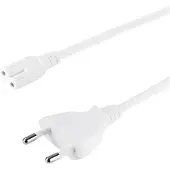 Logilink Prüfen (7.50 m), Câble d'alimentation, Blanc