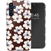 Selencia Coque arrière Vivid pour Samsung Galaxy A16 - Choco Flower Pop