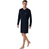 Schiesser Pyjama Schiesser Homme 179298 Dark Blue-Taille 50