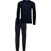 Schiesser Pyjama Schiesser Homme 159633 Ebony Blue-XXL