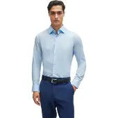 BOSS Chemise 'H-Hank' bleu clair
