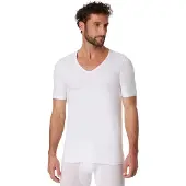 Schiesser Maillot de corps blanc