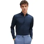 BOSS Chemise business 'P-HANK' marine
