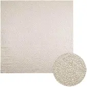 vidaXL Tapis ZIZUR Crème 240x240 cm Aspect jute Intérieur et extérieur