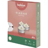 Bolsius 6x , Bougie, Bougies chauffe-plat 6pc 40pc (40 pcs)