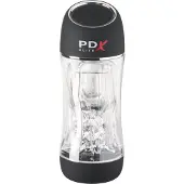 PDX ViewTube Pro - masturbateur aspirant et vibrant (noir)