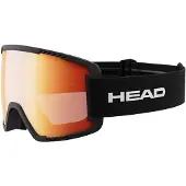 Head - Masque de ski - Contex Red Black en Silicone - Taille L - Noir