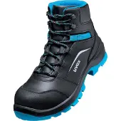 Uvex 9556245 2 xenova Bottes à lacets S3, noir/bleu, taille 45