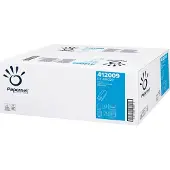 Papernet Essuie-mains en papier Papernet 412009 2lg. Z 22x24cm ws 20x200 fls/paquet. (412009), Essuie-tout, Blanc