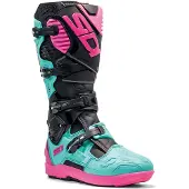 Sidi Crossfire 3 SRS, bottes ,Noir/Mint/Fuchsia ,43 EU