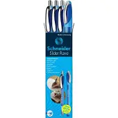 Schneider Schreibgeräte Kugelschreiber Rave+Memo 132574 Blau 0,7mm (4x)