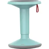 Interstuhl Tabouret réglable en hauteur UPis1, Ø 330 x H 450 - 630 mm, turquoise pastel