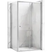 REA Cabine De Douche D’Angle Primo Slide 140X80 Chrome