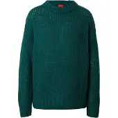 HUGO Pull Oversize en laine mélangée