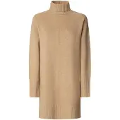 Pepe Jeans pour femme. PL9537714 Robe Carola (M), Beige, Casuel, Polyester, Manche longue