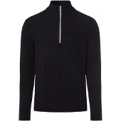 Nils Sundström Pull-over bleu nuit