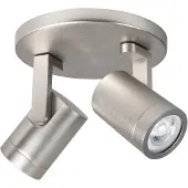 Highlight Spot monté en surface Halo Spot nickel 2 lumières rond