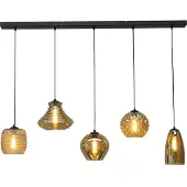 Masterlight Lampe suspension en verre Quinto 5