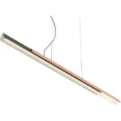 Kdln Dala Linear Suspension Dark Grey | Copper | 2700 K