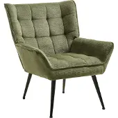 Beliani Fauteuil Bellingmo Tissu Vert