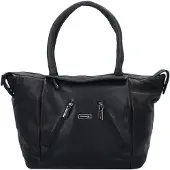 Greenland Nature Cabas 'Black Nappa' noir