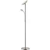 LINDBY Lampadaire , MALEA, dimmable, Métallique, Salon / séjour, Métal, Moderne