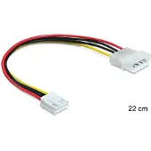DeLOCK 4 Pin - 4 Pin (22 cm, 4 broches Molex, disquette 4 broches)