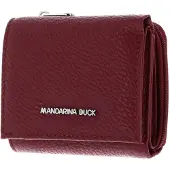 Mandarina Duck Mellow Leather Small Wallet Rouge Femme