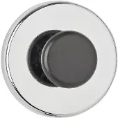 MAUL aimant , rond, avec bouton de préhension, 51 x P 24 mm, force d'adhérence jusqu'à 9 kg, acier &amp; plastique, argent clair, 1 pce