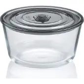 kela Récipient alimentaire, boîte à lunch, avec couvercle, rond, 2,2 L, verre borosilicaté, plastique, sans BPA - | Aurelia