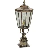 Limehouse Lampadaire rural Chelsea Short Pillar fait main - laiton (pb)
