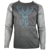 Jeanstrack Deer Long Sleeve Enduro Jersey Gris 2XL Homme