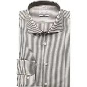 Seidensticker Chemise business gris / blanc