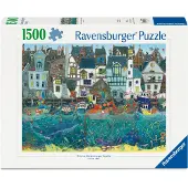 Ravensburger Jigsaw Puzzle Port of Wonders - A Bustling Fantasy Port - 1500pcs.