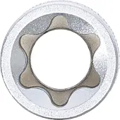 Bgs Steckschlüssel-Einsatz E-Profil Antrieb Innenvierkant 12,5 mm (1/2") SW E20