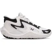 Under Armour Gs Jet ´25 Basketball Shoes Blanc EU 38 Garçons,Filles