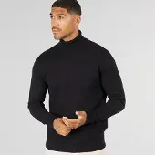 Jack & Jones Pull à col roulé Jwhemil Homme Noir