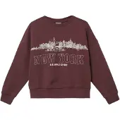 s.Oliver Sweat-shirt bordeaux / blanc