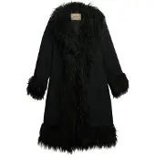 Superdry Manteau mi-saison 'Afghan' noir