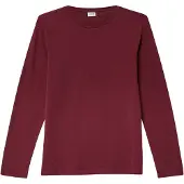 s.Oliver T-Shirt bordeaux / blanc